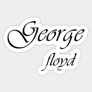George Floyd Sticker
